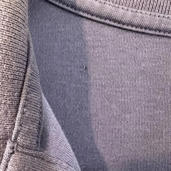 Lands End Light Purple Long Sleeve Polo Shirt Large Knit 100% Pima Cotton Golf - Picture 5 of 6